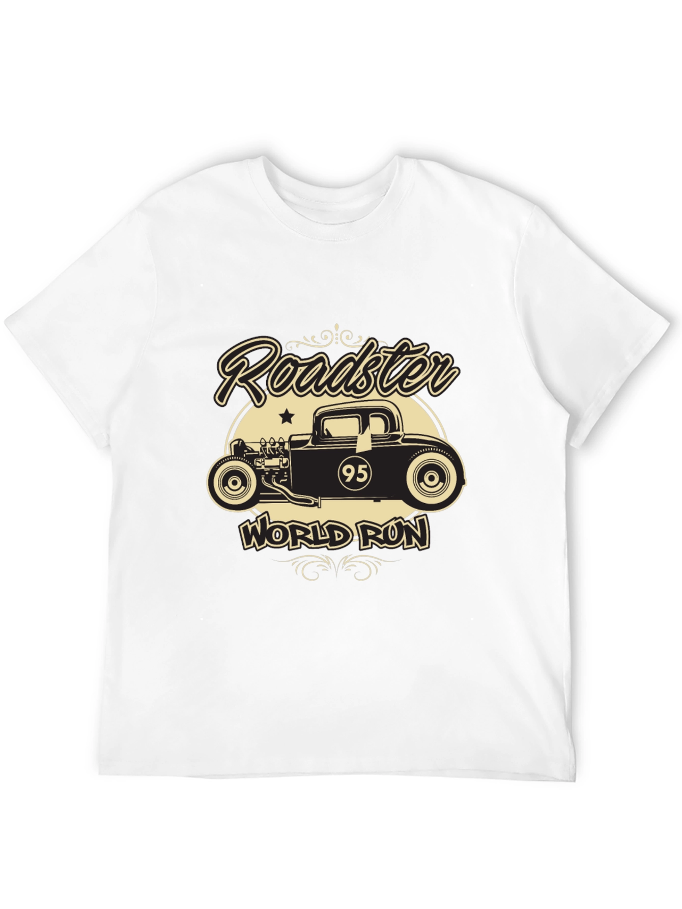 Roadster World Run T-Shirt - Black