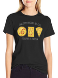 Beauty Comes in All Shapes Pizza T-Shirt