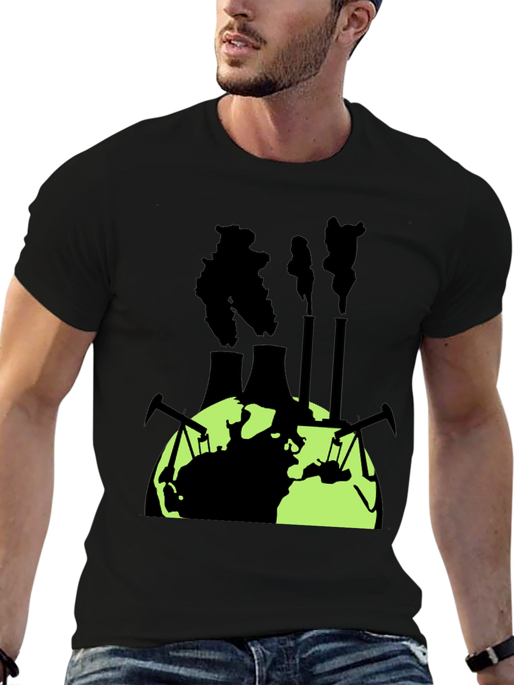 Earth Pollution Graphic T-Shirt - Activism Tee