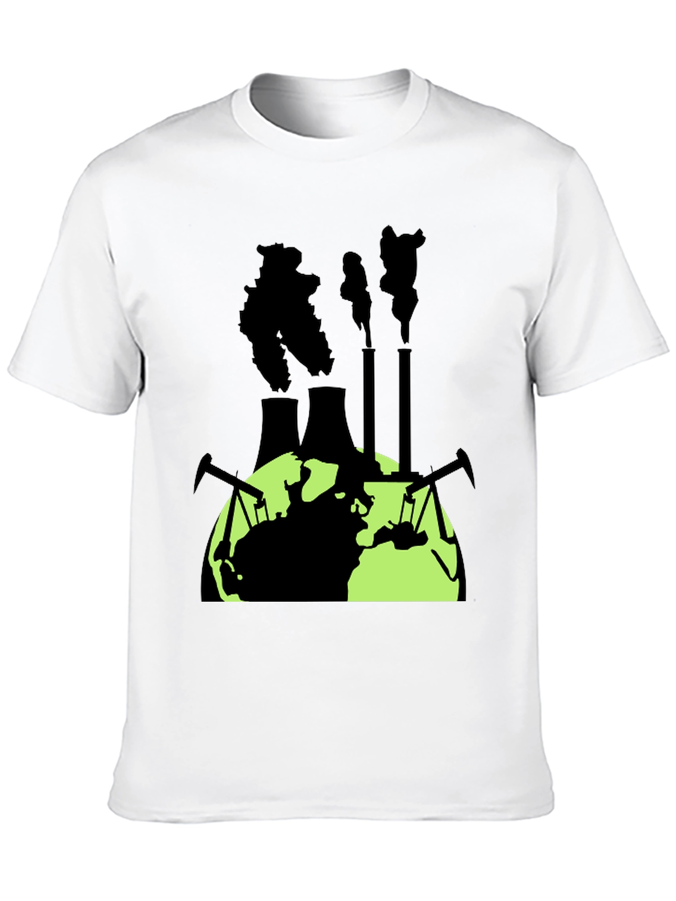 Earth Pollution Graphic T-Shirt - Activism Tee