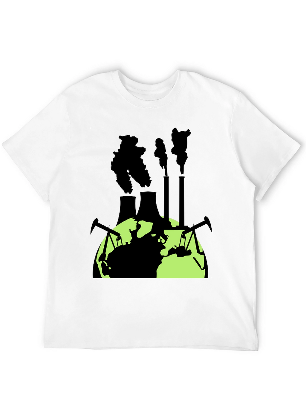 Earth Pollution Graphic T-Shirt - Activism Tee