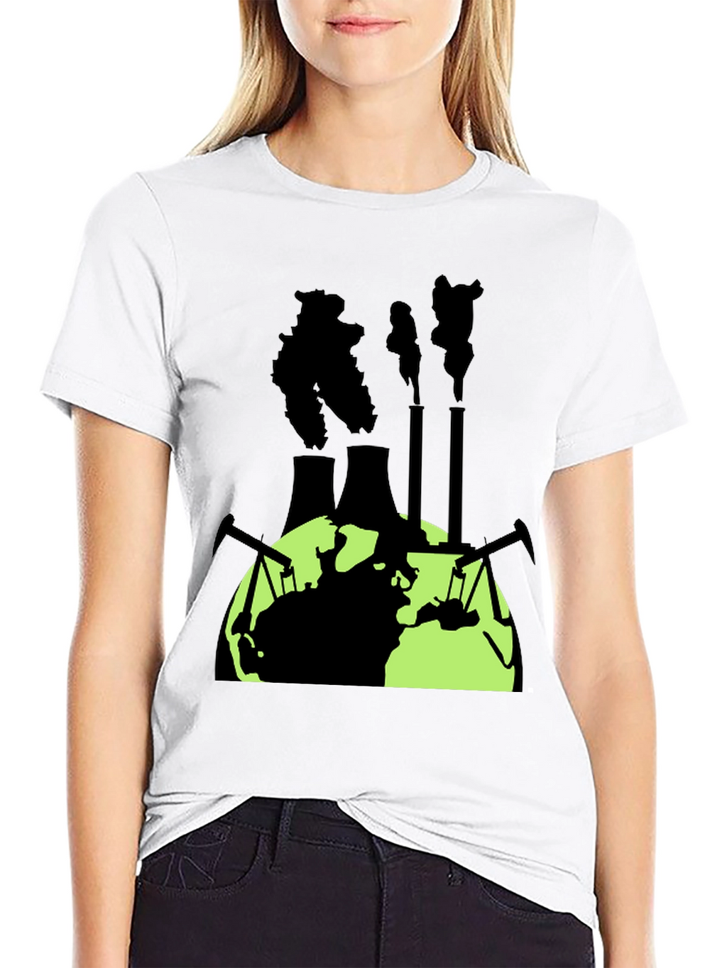 Earth Pollution Graphic T-Shirt - Activism Tee