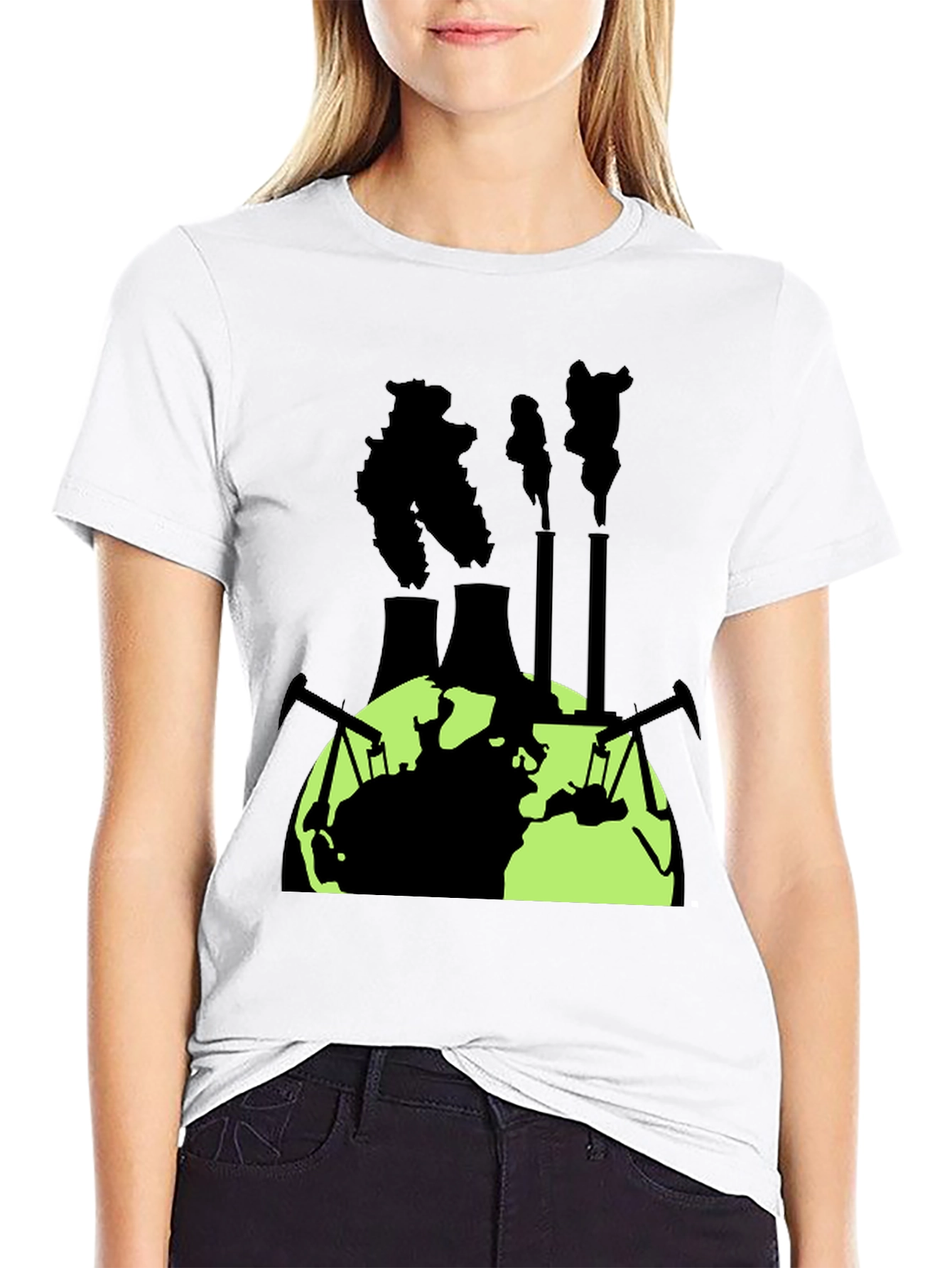 Earth Pollution Graphic T-Shirt - Activism Tee