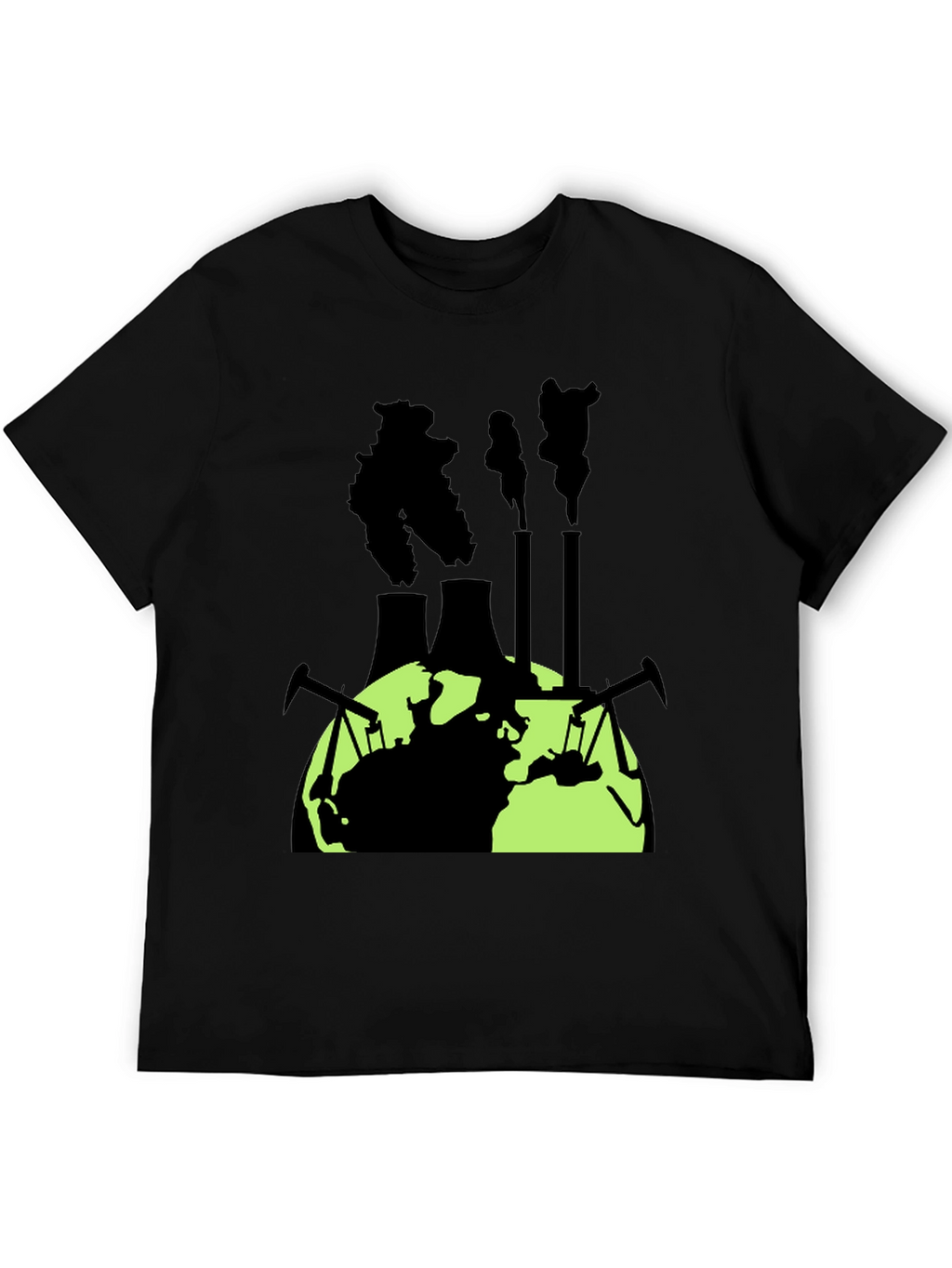 Earth Pollution Graphic T-Shirt - Activism Tee