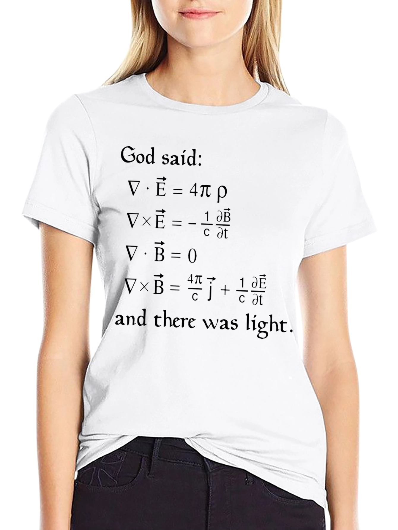 God Said Maxwells Equations T-Shirt