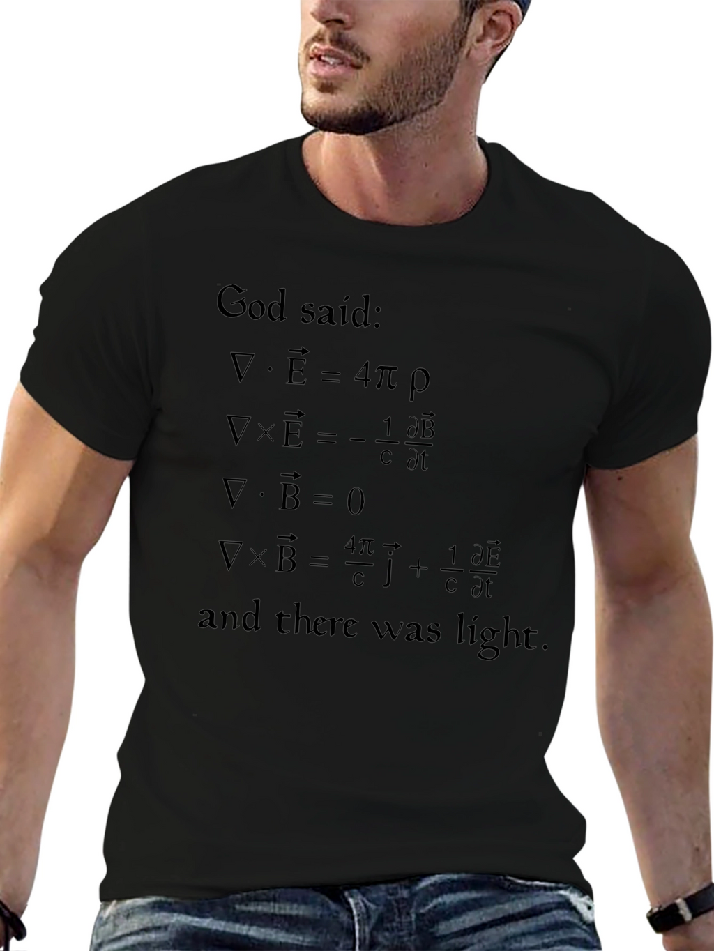 God Said Maxwells Equations T-Shirt