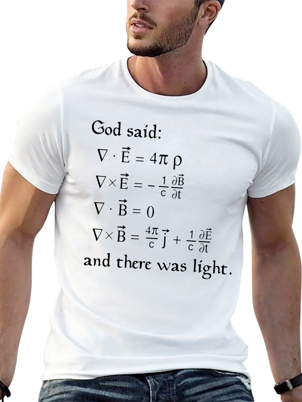 God Said Maxwells Equations T-Shirt