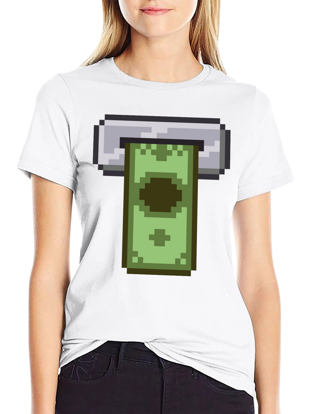 Pixel ATM T-Shirt - Funny Retro 8-bit Design