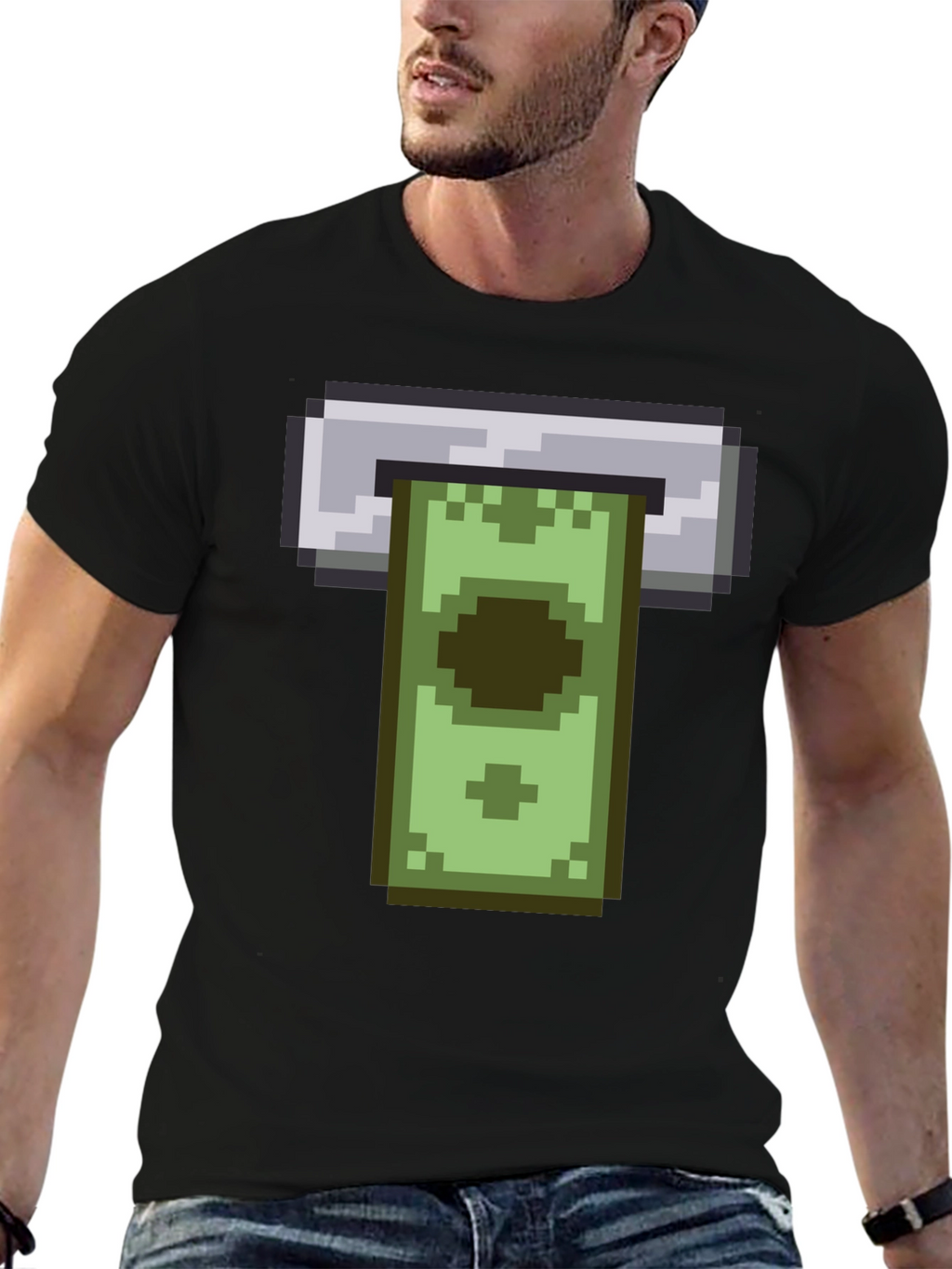 Pixel ATM T-Shirt - Funny Retro 8-bit Design