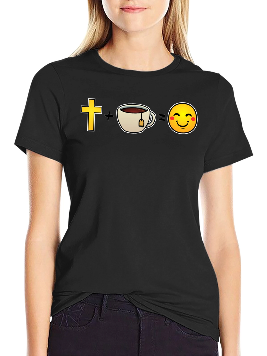 Christian Tea Equals Happy Face T-Shirt