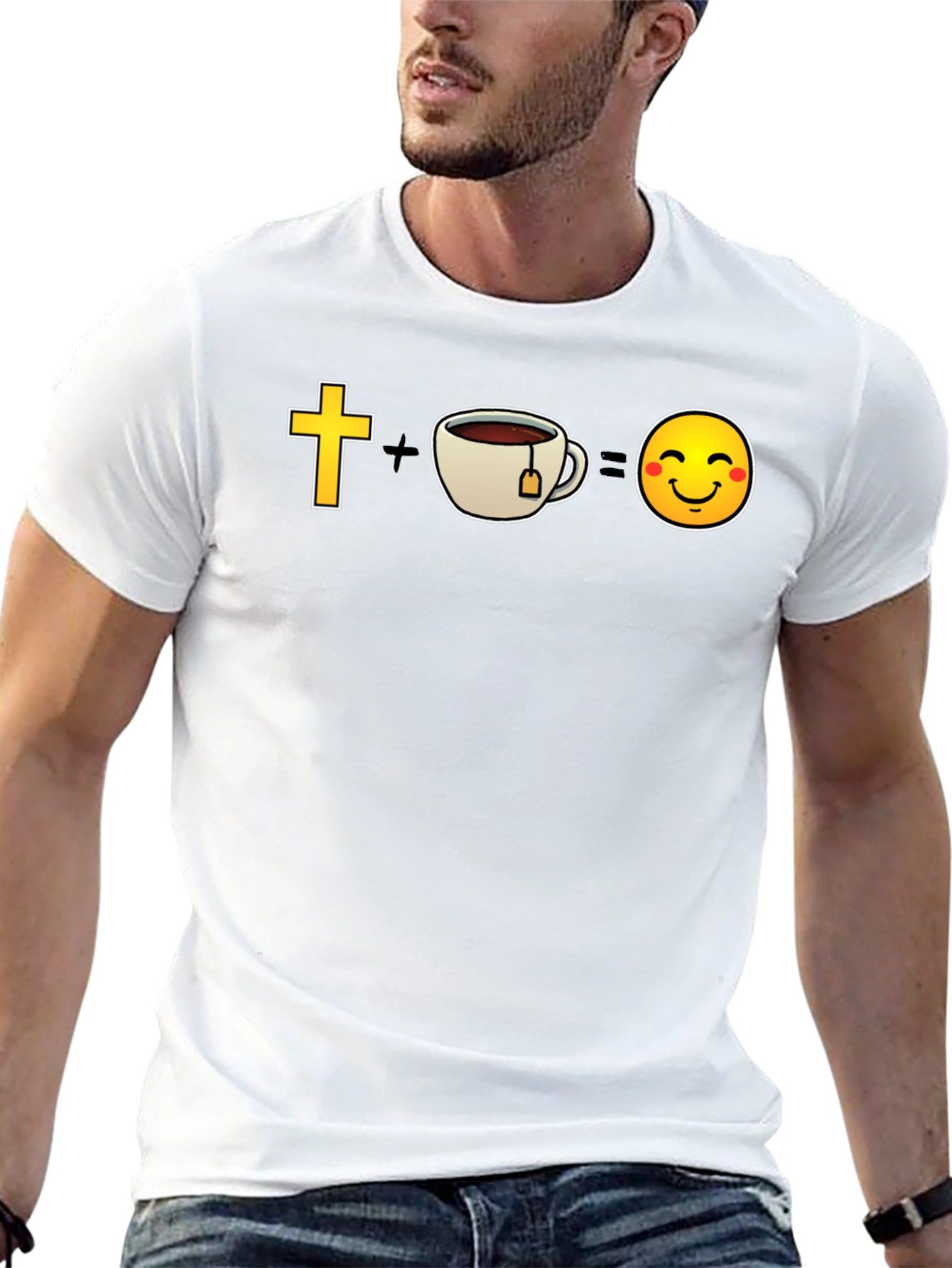 Christian Tea Equals Happy Face T-Shirt