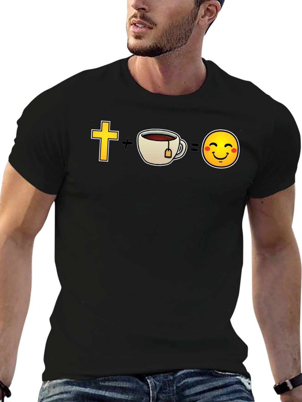Christian Tea Equals Happy Face T-Shirt