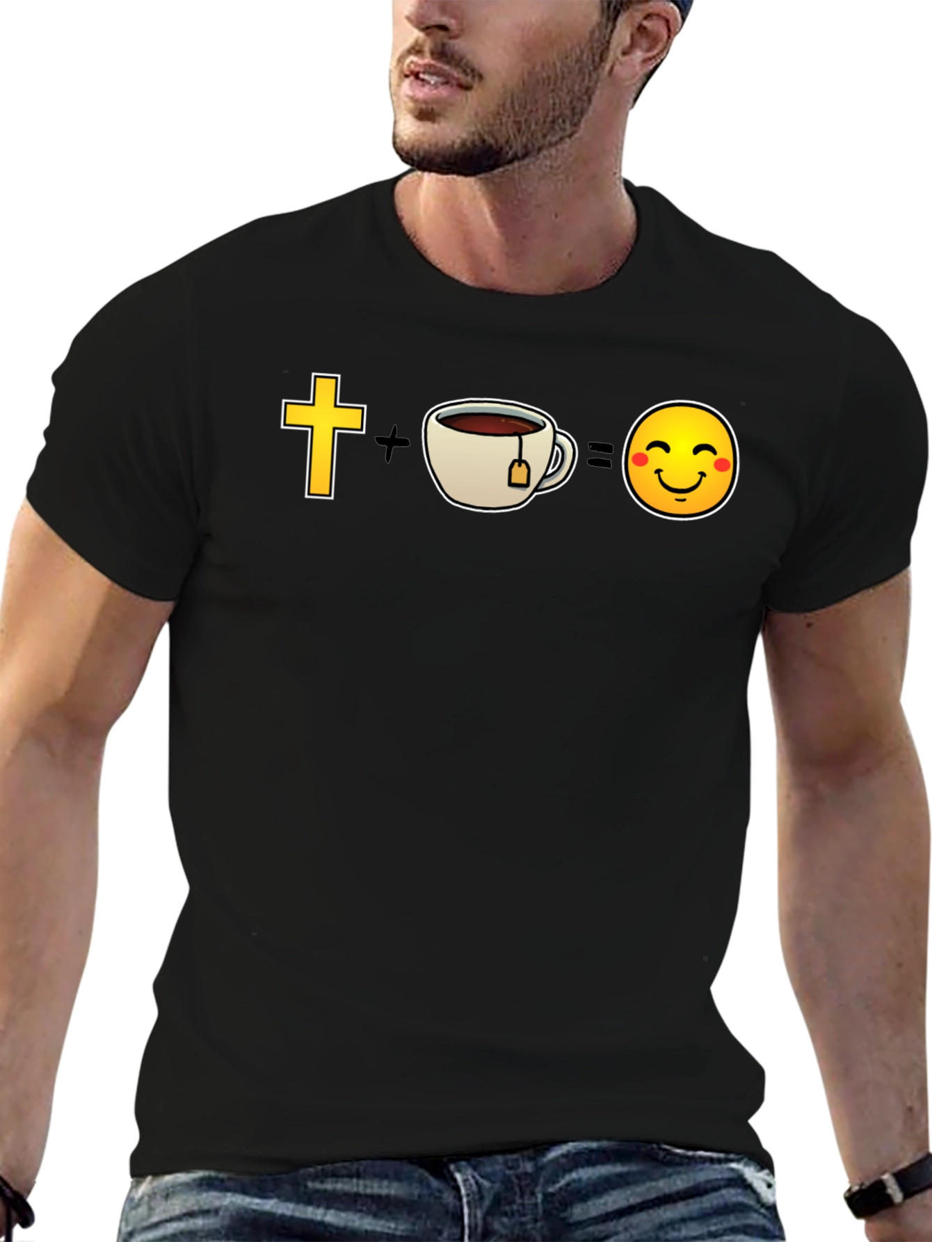 Christian Tea Equals Happy Face T-Shirt
