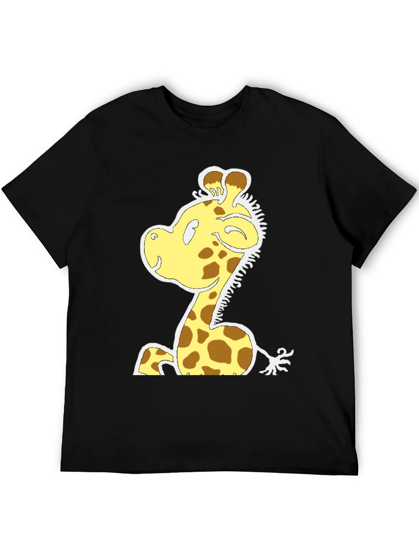 Cartoon Giraffe T-Shirt - Fun Graphic Tee