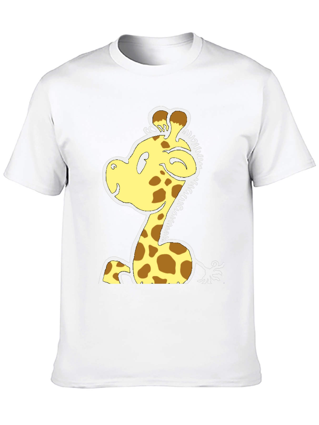 Cartoon Giraffe T-Shirt - Fun Graphic Tee