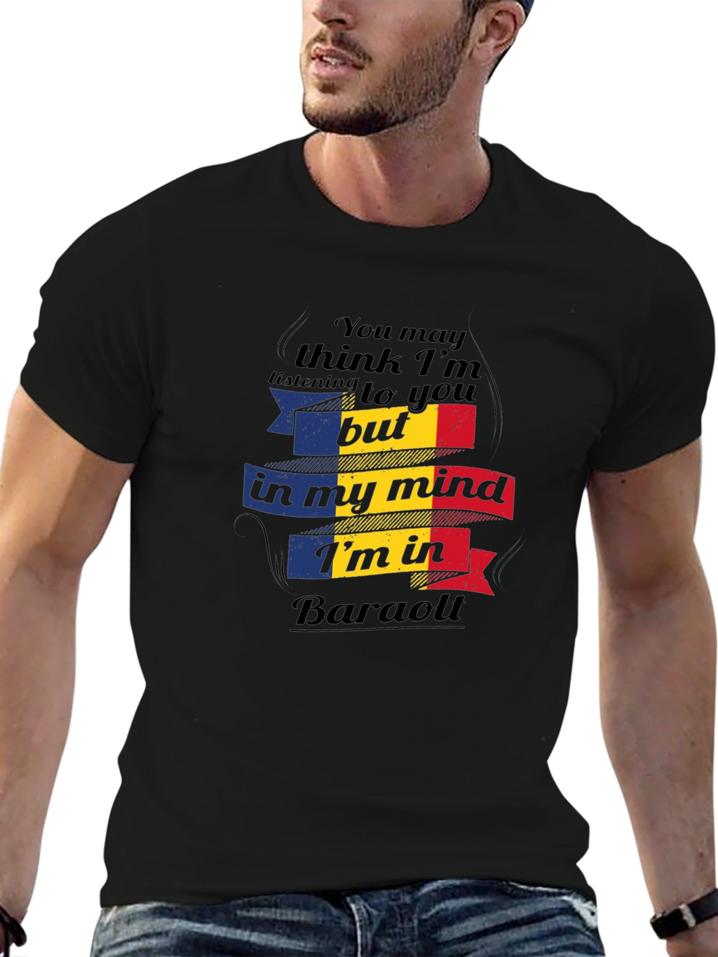 Baraolt Mind T-Shirt - Romania Flag Tee