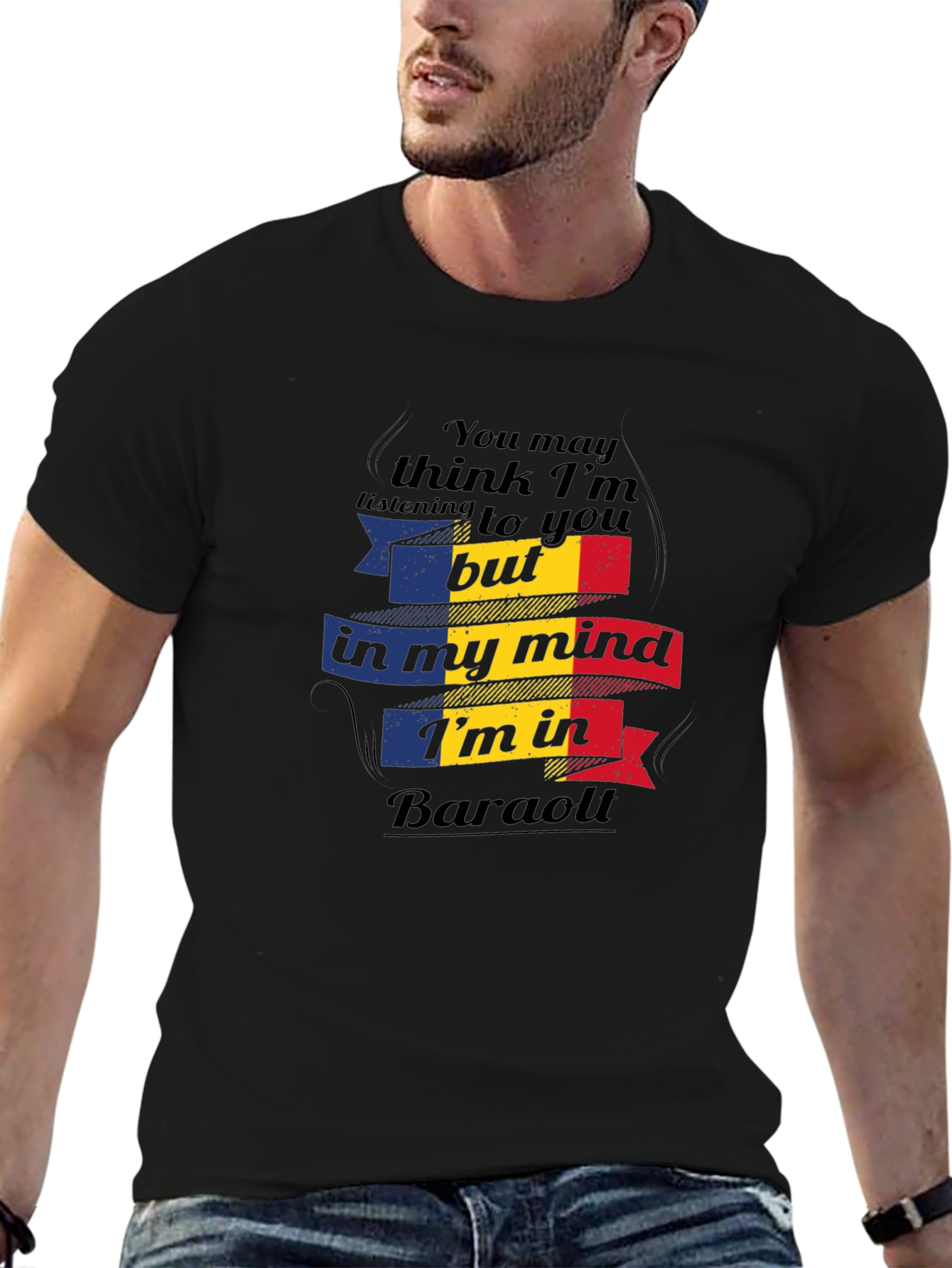 Baraolt Mind T-Shirt - Romania Flag Tee