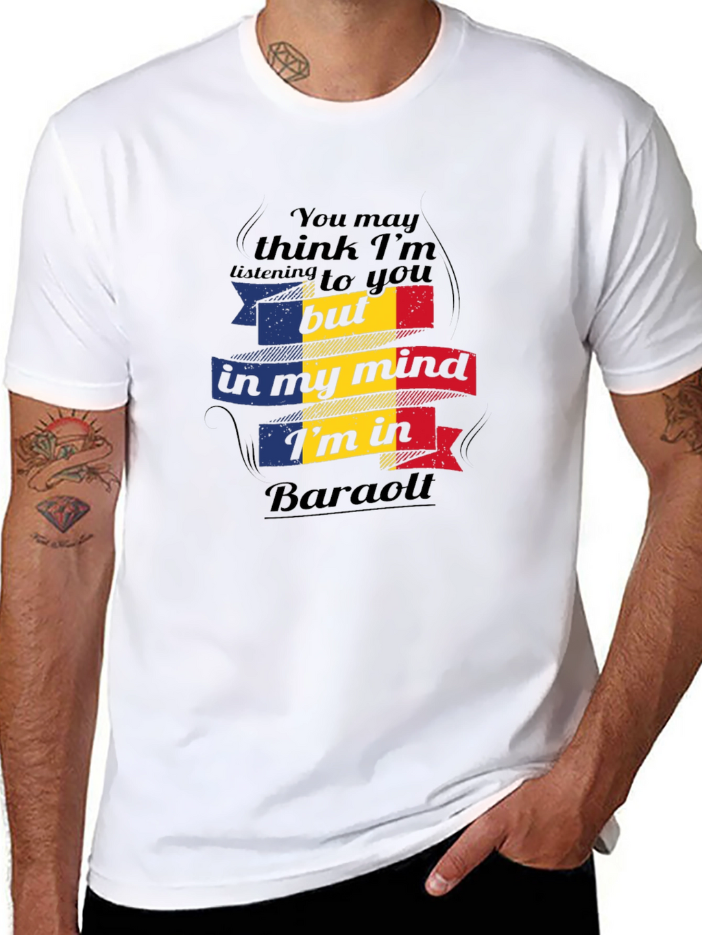 Baraolt Mind T-Shirt - Romania Flag Tee