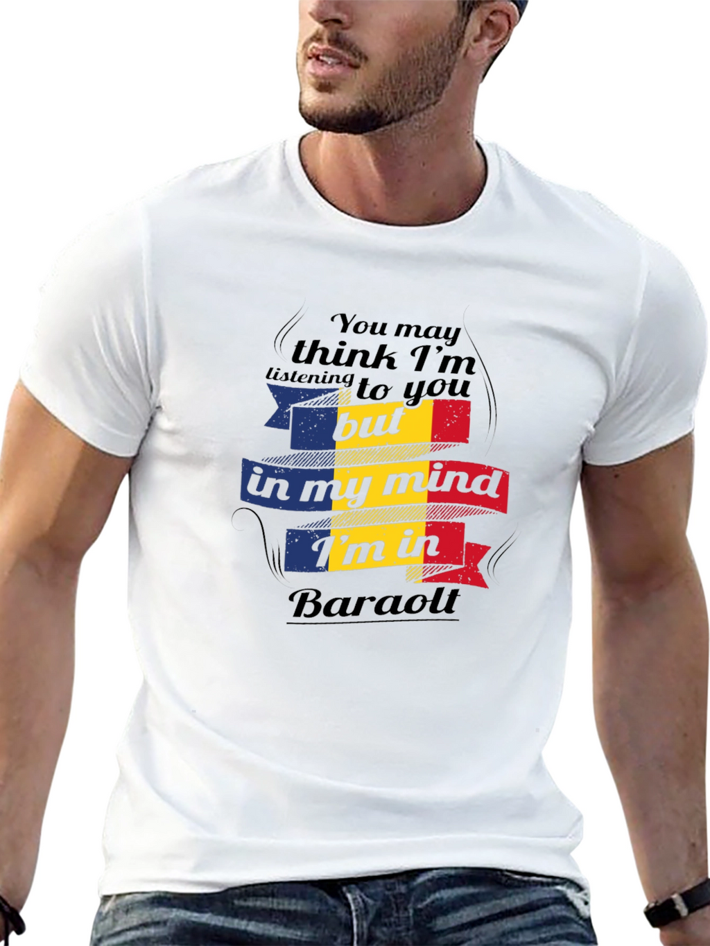 Baraolt Mind T-Shirt - Romania Flag Tee