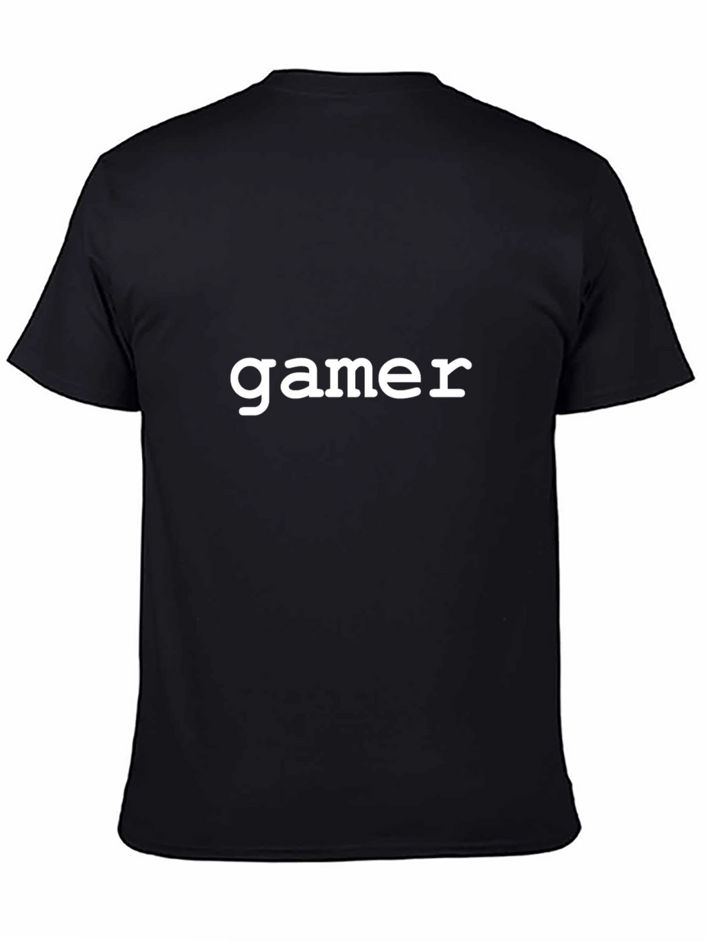 Gamer Graphic Tee - Black Cotton T-Shirt