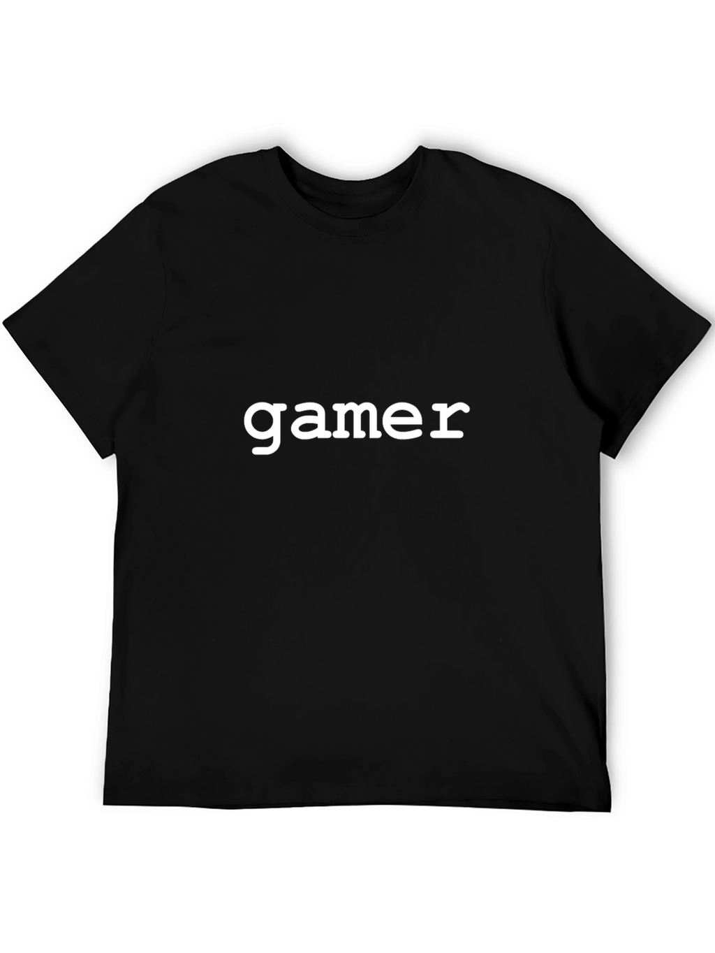 Gamer Graphic Tee - Black Cotton T-Shirt