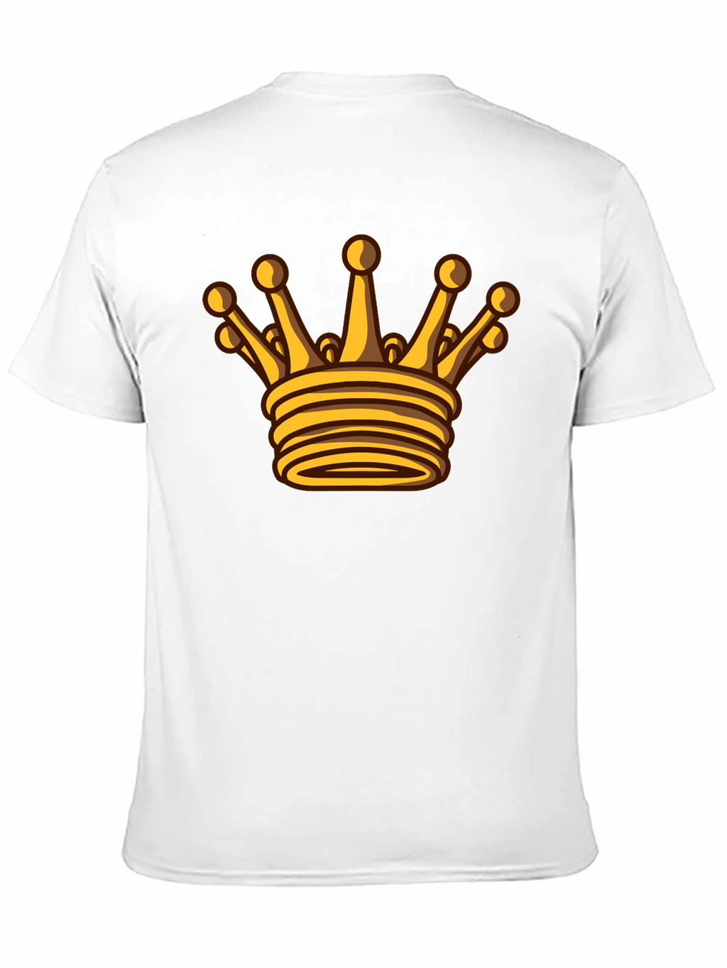 Golden Crown Graphic Black T-Shirt