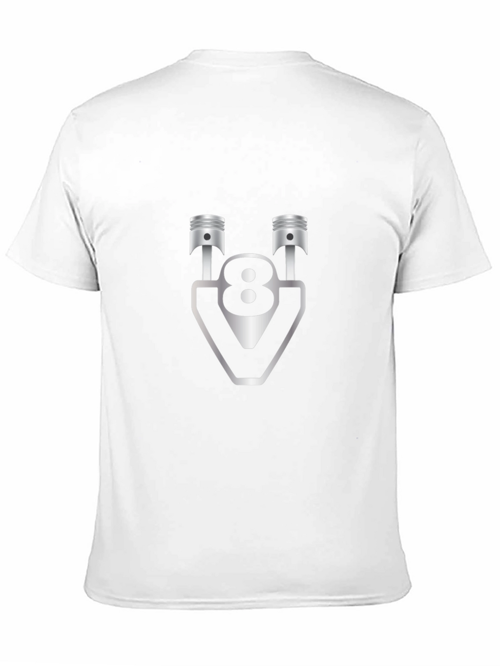 V8 Engine Pistons Graphic Tee - Black