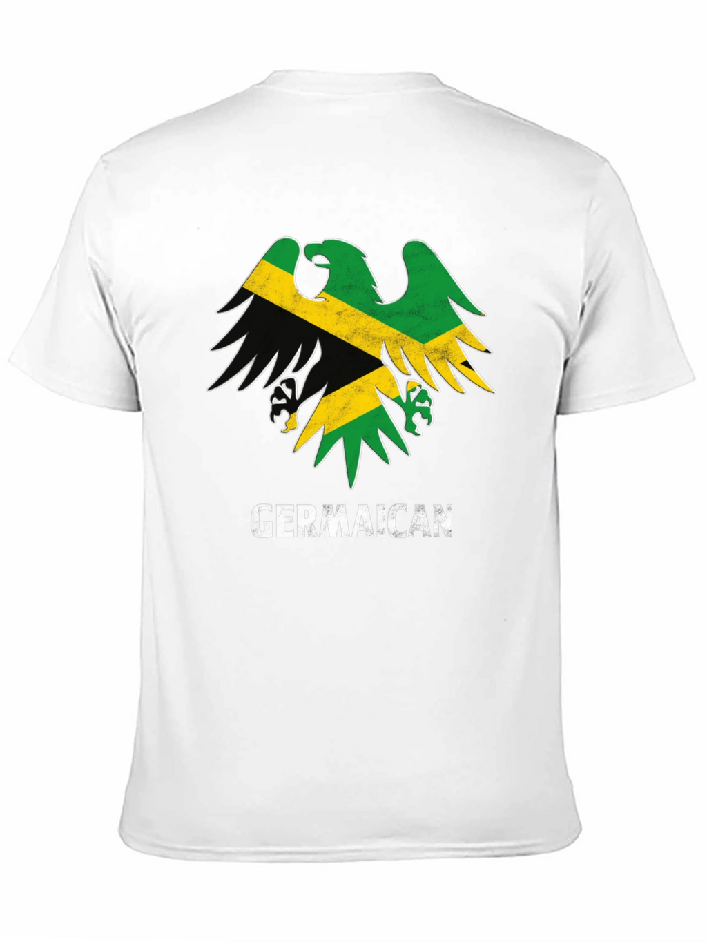 Germaican T-Shirt Germany Jamaica Flag Eagle Funny Tee