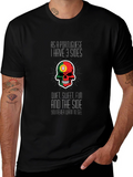 Portuguese 3 Sides Graphic Tee - Novelty T-Shirt
