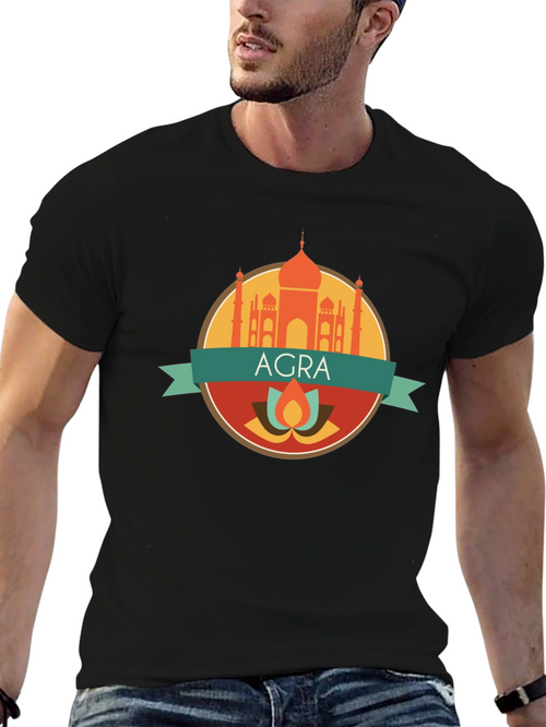 Agra Graphic Tee - India Souvenir Shirt