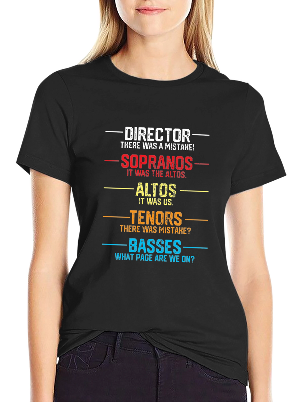 Choir Director T-Shirt - Funny Vocal Music Gift