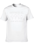 Happiness Is...Friends Graphic Tee - Unisex