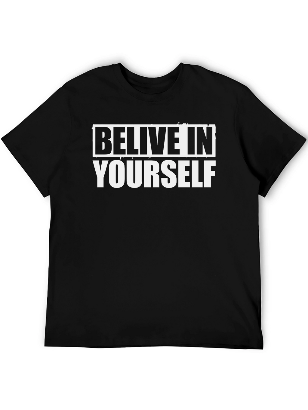Believe In Yourself Graphic Tee - Black