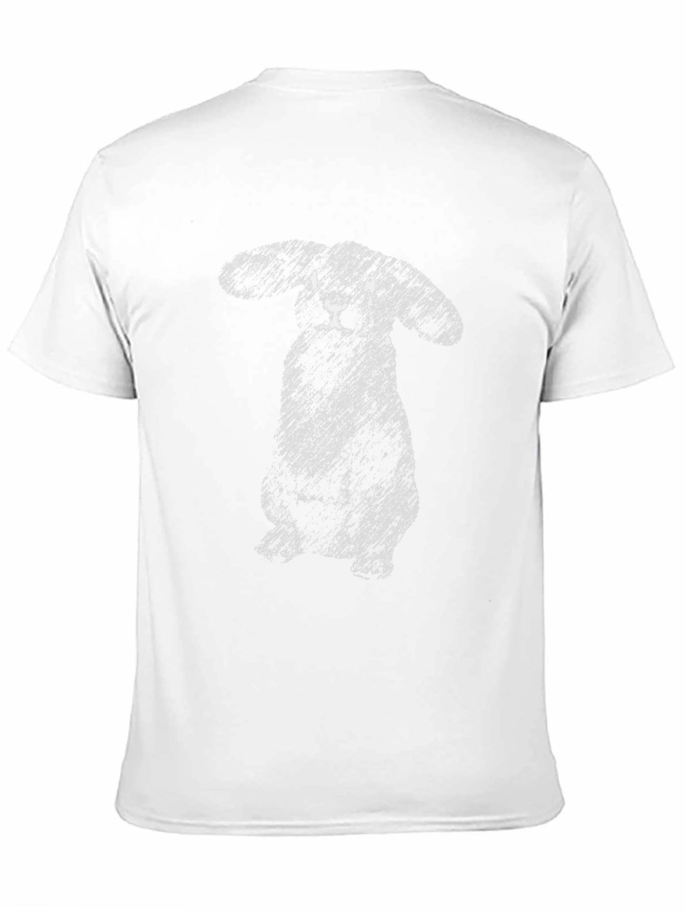 Sketchy Rabbit Graphic Tee - Soft Cotton