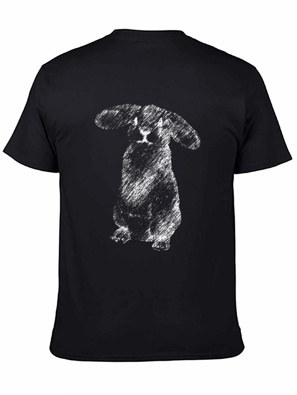 Sketchy Rabbit Graphic Tee - Soft Cotton