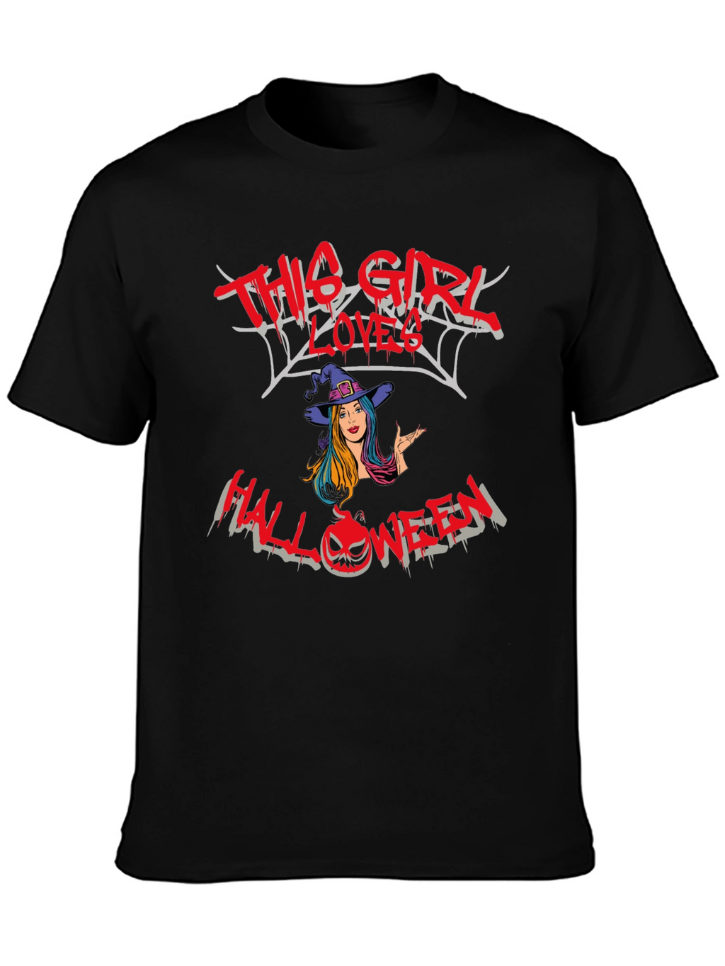 This Girl Loves Halloween Graphic Tee