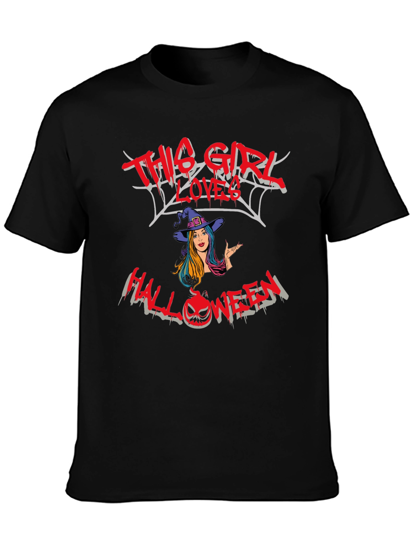 This Girl Loves Halloween Graphic Tee