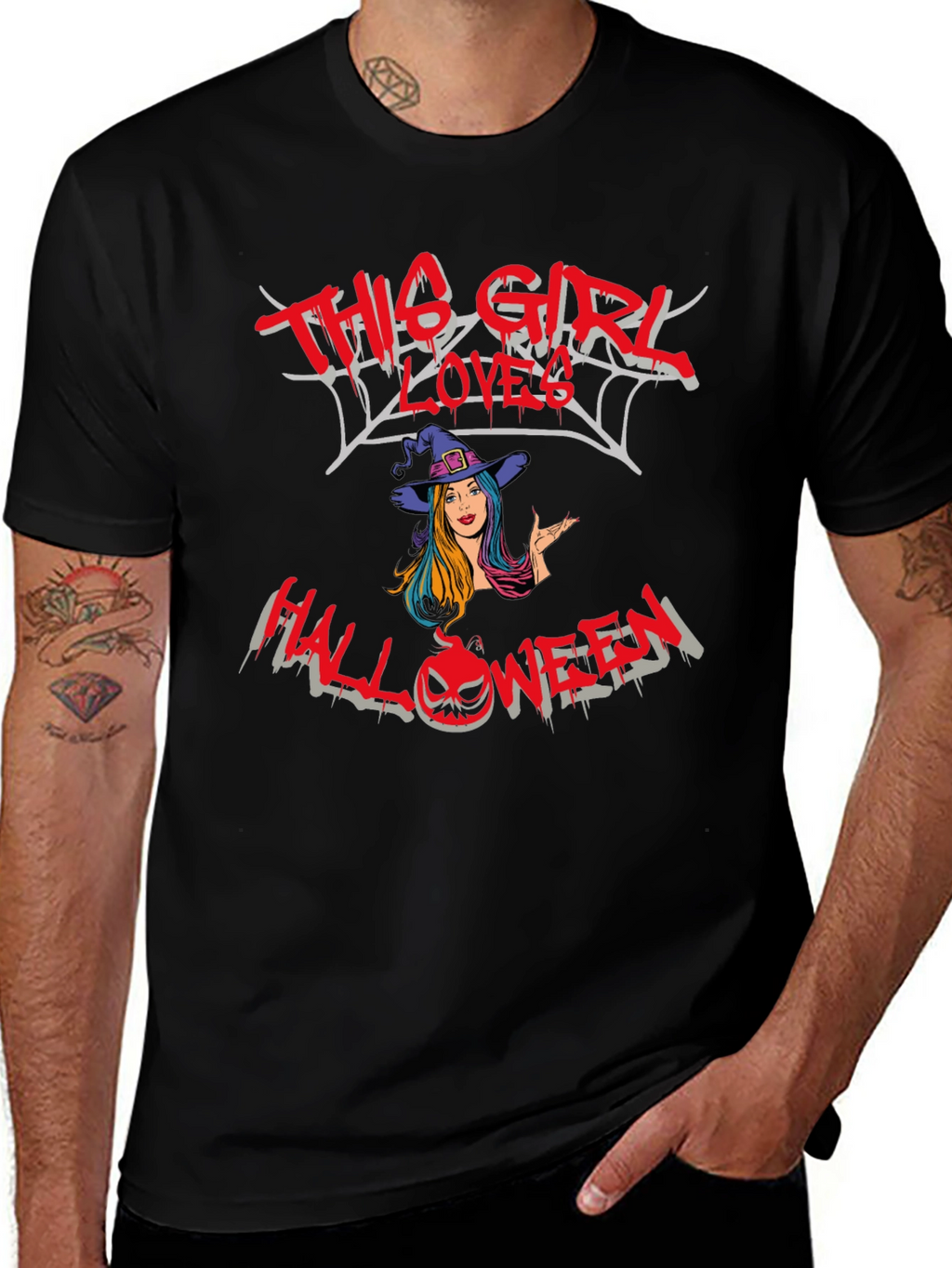 This Girl Loves Halloween Graphic Tee
