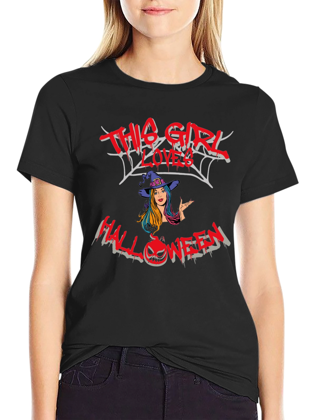 This Girl Loves Halloween Graphic Tee