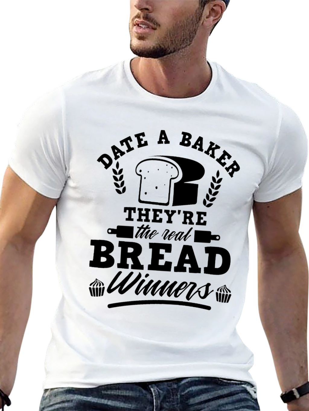 Date A Baker T-Shirt - Bread Winners