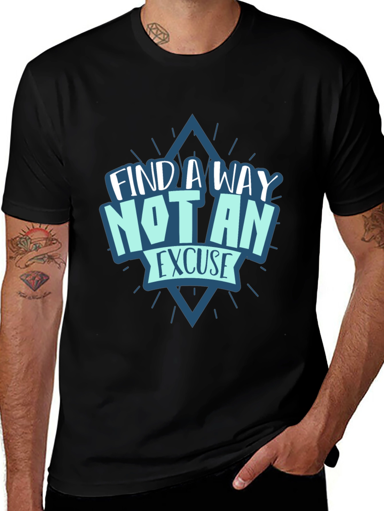 Find a Way Graphic T-Shirt - Black