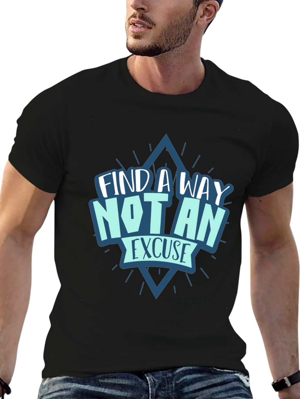 Find a Way Graphic T-Shirt - Black