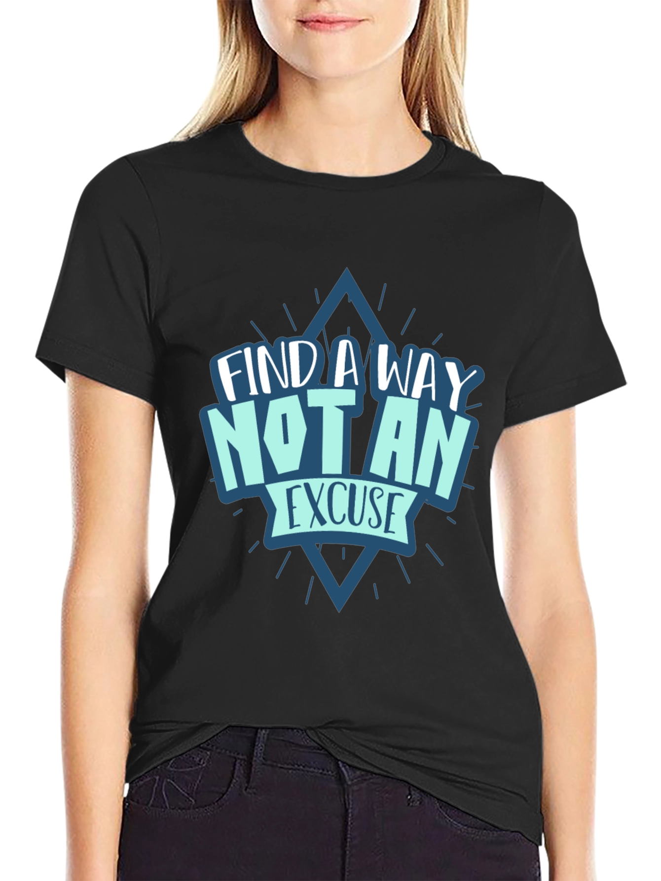 Find a Way Graphic T-Shirt - Black