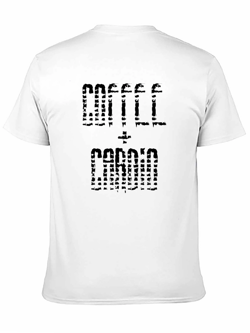 Coffee + Cardio Black Graphic T-Shirt