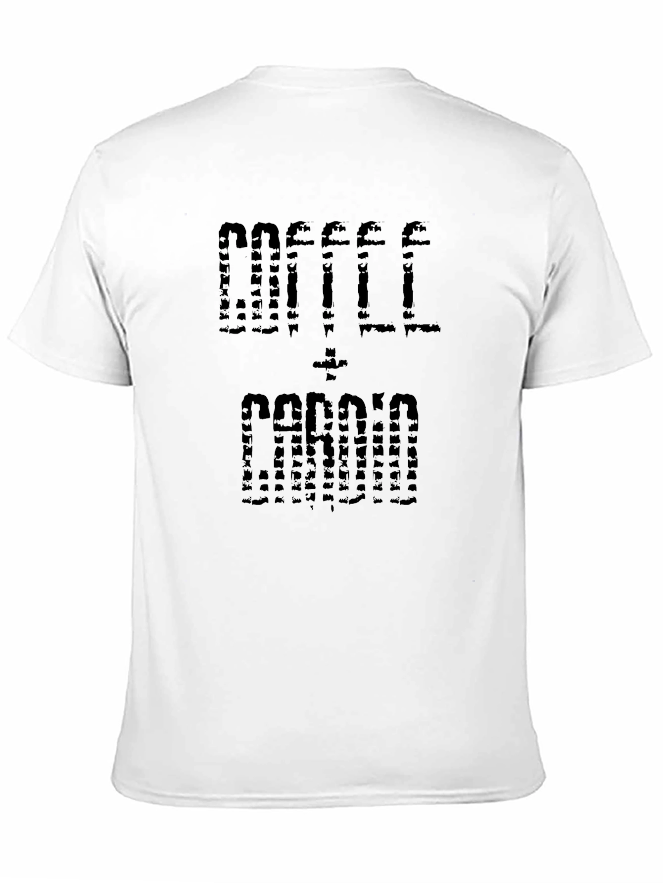 Coffee + Cardio Black Graphic T-Shirt