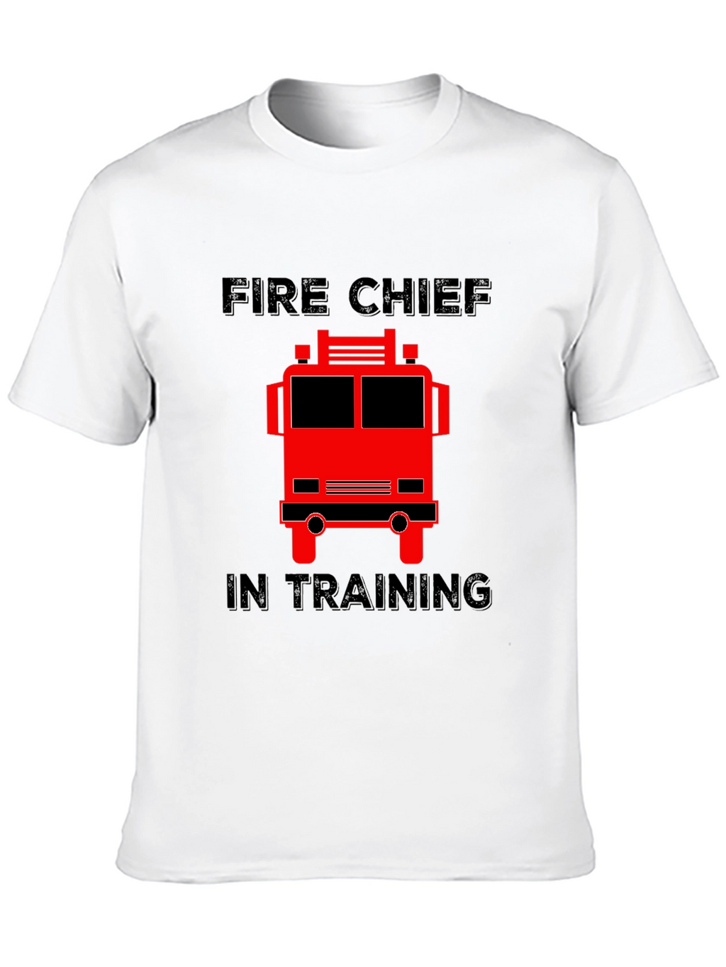Fire Chief In Training T-Shirt Firetruck Graphic Tee
