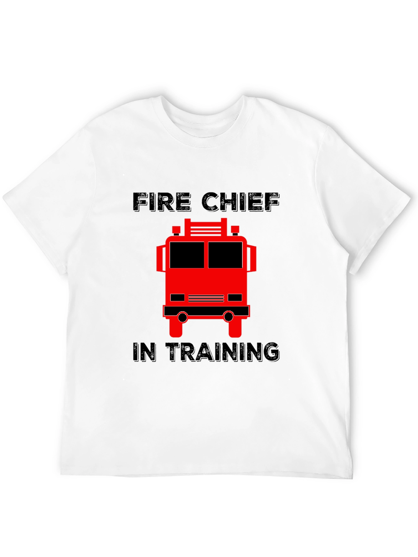 Fire Chief In Training T-Shirt Firetruck Graphic Tee