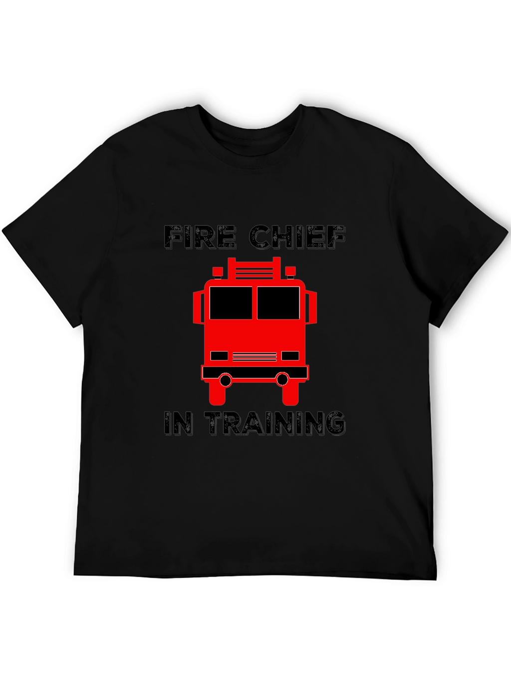 Fire Chief In Training T-Shirt Firetruck Graphic Tee