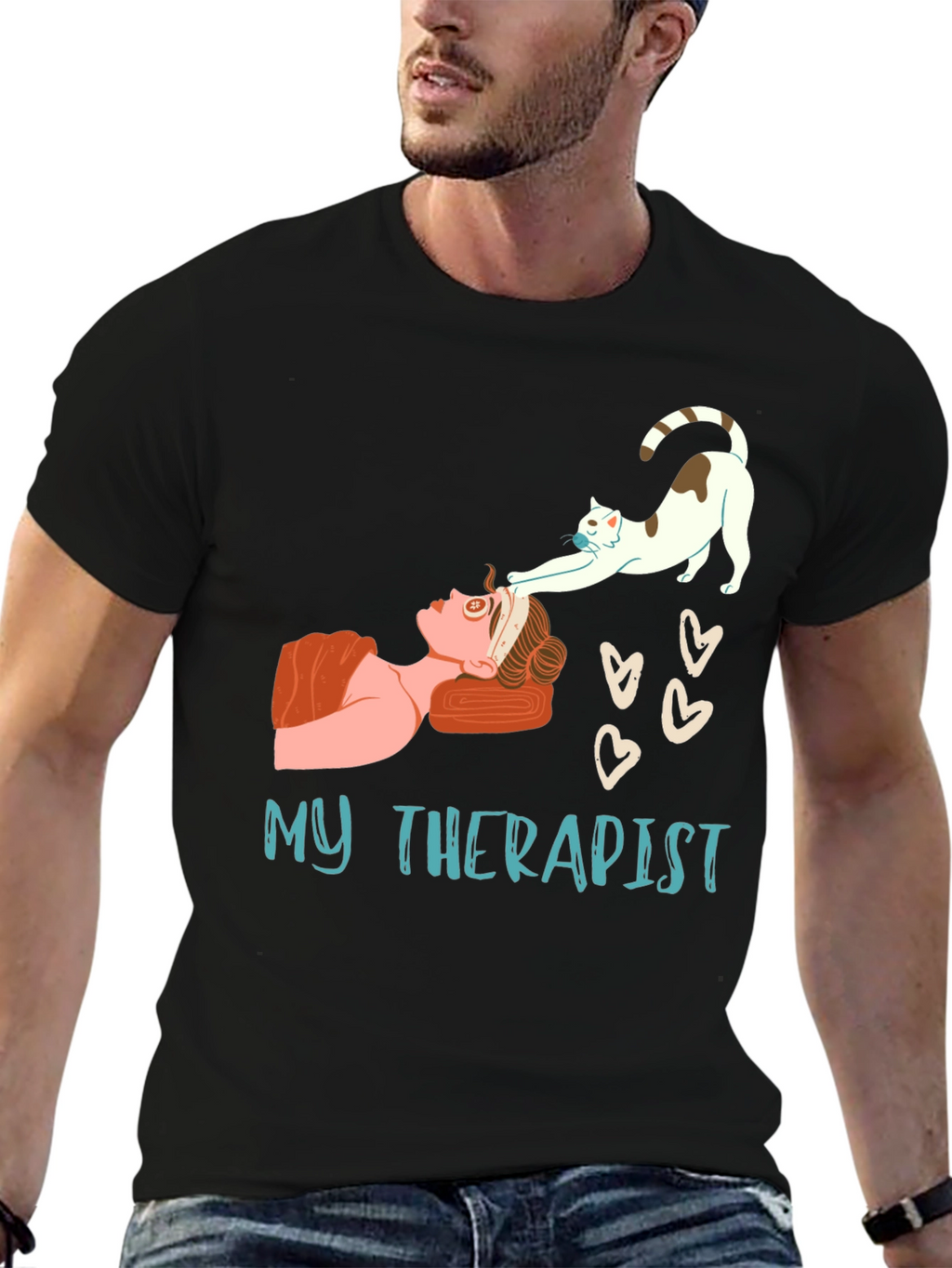 My Therapist is a Cat T-Shirt