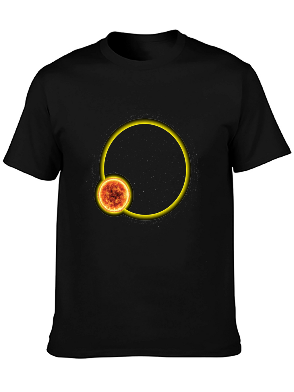 Solar Eclipse Graphic T-Shirt - Black